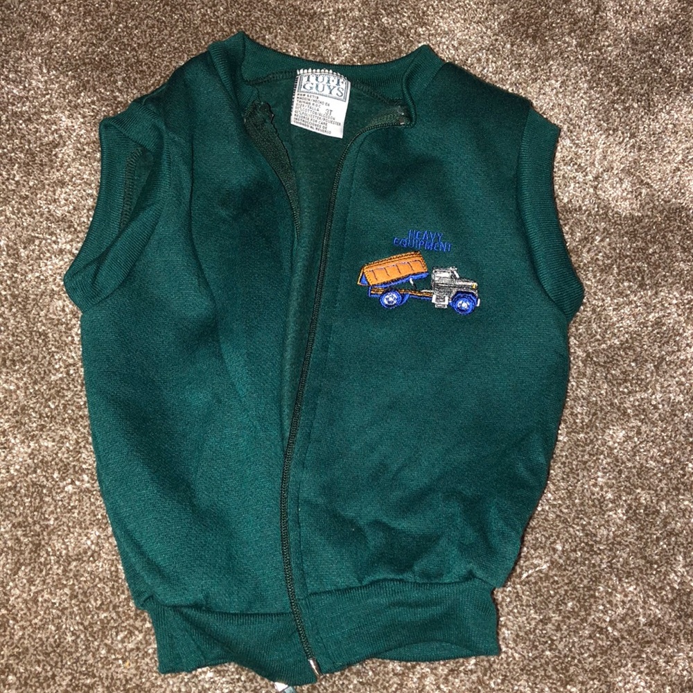 Green children’s vest